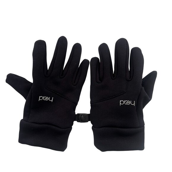 HEAD Kids’ Touchscreen Gloves - BLACK Heather Medium winter layer - Picture 1 of 5